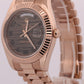 2012 Rolex Day-Date II President 218235 41mm Chocolate Wave 18K Gold Box Papers
