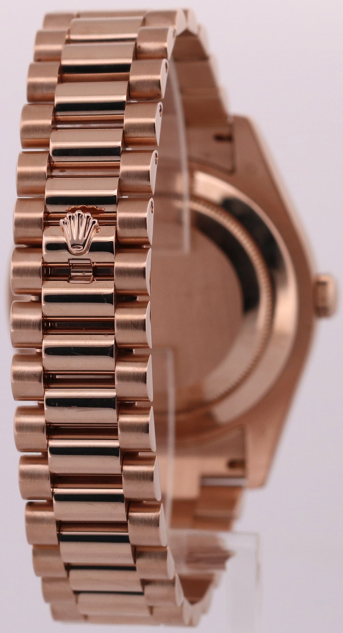 2012 Rolex Day-Date II President 218235 41mm Chocolate Wave 18K Gold Box Papers