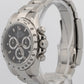 Rolex Daytona Cosmograph 116520 Black Steel Random Serial 40mm Watch Box Papers