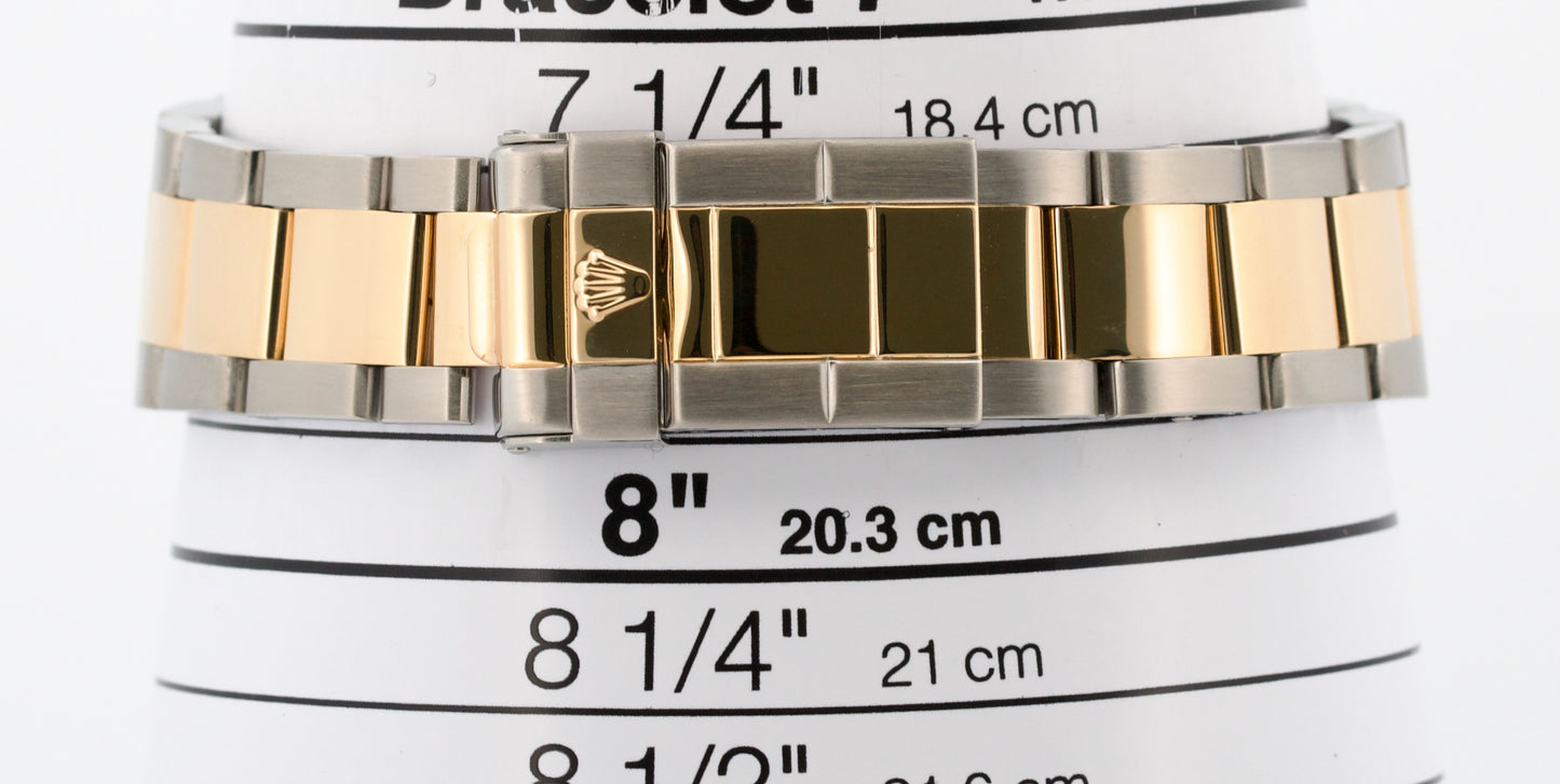 2006 PAPERS Rolex Yacht-Master WHITE Two-Tone 18K Gold 40mm Steel 16623 BOX