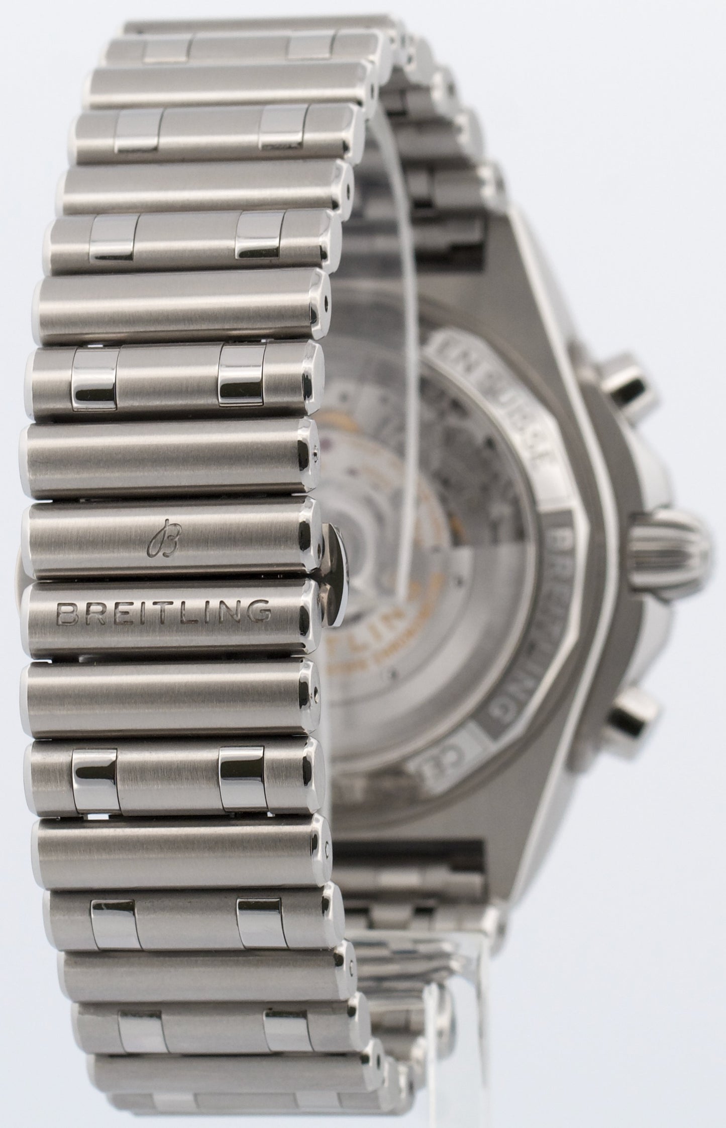 Breitling Chronomat B01 SILVER Stainless Steel Chronograph 42mm AB0134 BOX