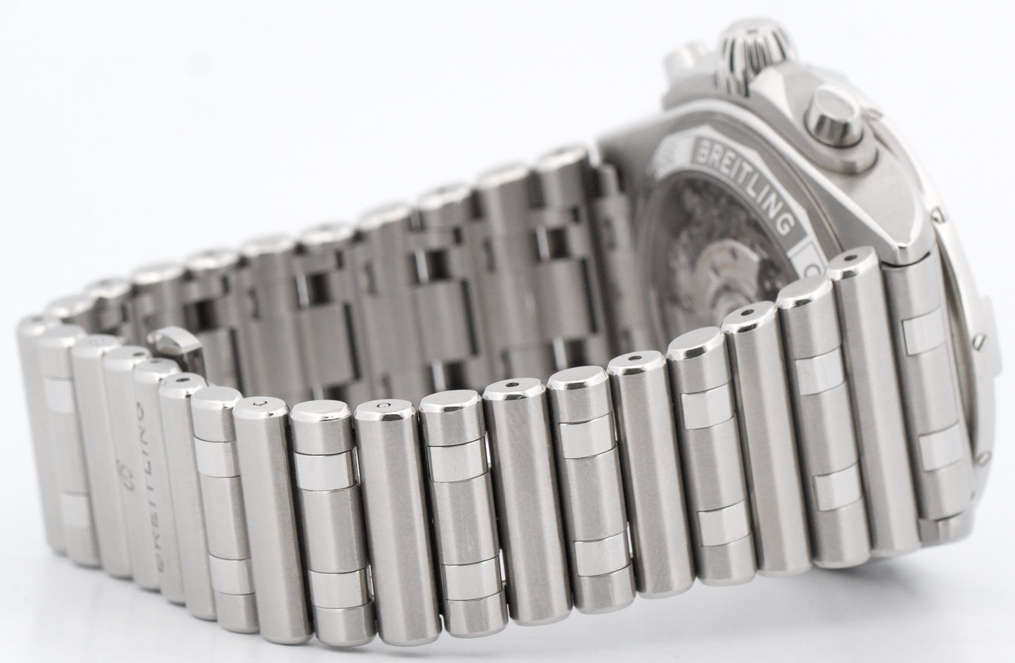 Breitling Chronomat B01 SILVER Stainless Steel Chronograph 42mm AB0134 BOX