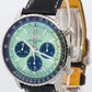 2022 PAPERS Breitling Navitimer B01 TEAL Green 43mm Stainless Leather AB0138 BOX