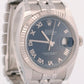 MINT 2018 Rolex DateJust 36mm BLUE ROMAN Steel JUBILEE 116234 Watch
