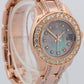 Ladies Rolex DateJust Pearlmaster 18k Rose Gold DIAMOND MOP 29mm 80315 Watch BOX