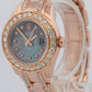 Ladies Rolex DateJust Pearlmaster 18k Rose Gold DIAMOND MOP 29mm 80315 Watch BOX