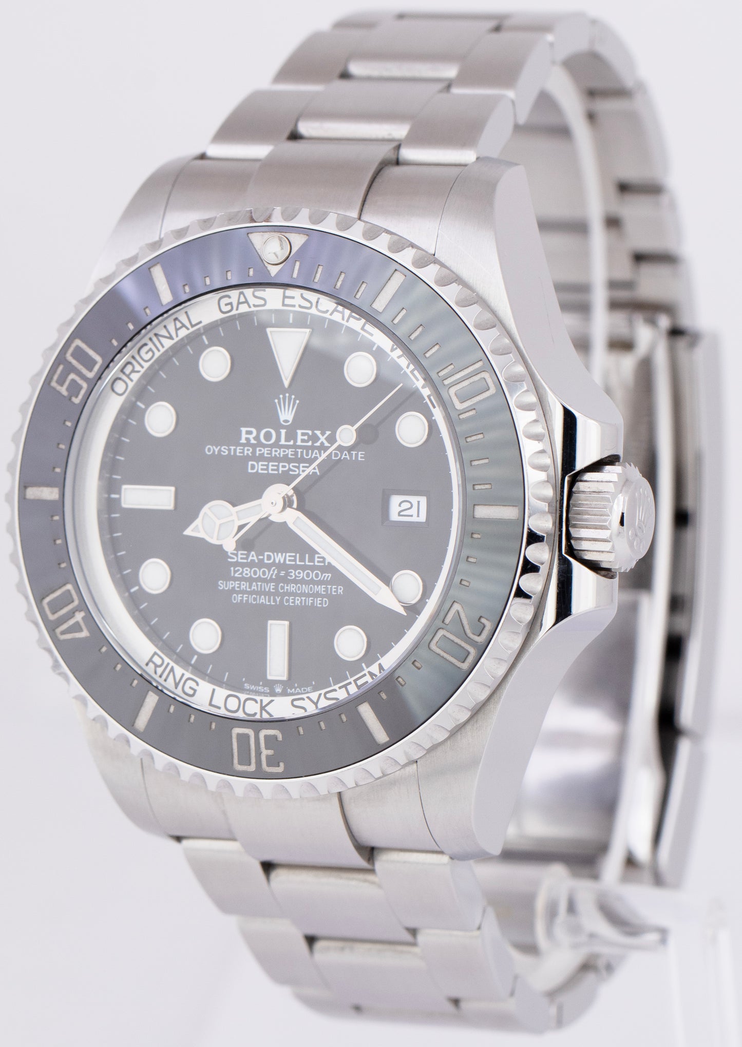 Rolex Sea-Dweller Deepsea PAPERS 126660 Black Stainless Steel 44mm Watch B+P