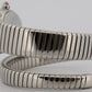 2020 BVLGARI Bulgari Serpenti Tubogas 101817 Silver 35mm Steel Pink Box Papers