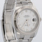 2025 PAPERS Rolex DateJust 41 WHITE ROMAN 18K Gold 41mm OYSTER 126334 Watch BOX