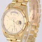 Rolex Day-Date President Quickset 18k DIAMOND BARK Champagne 36mm 18078 Watch