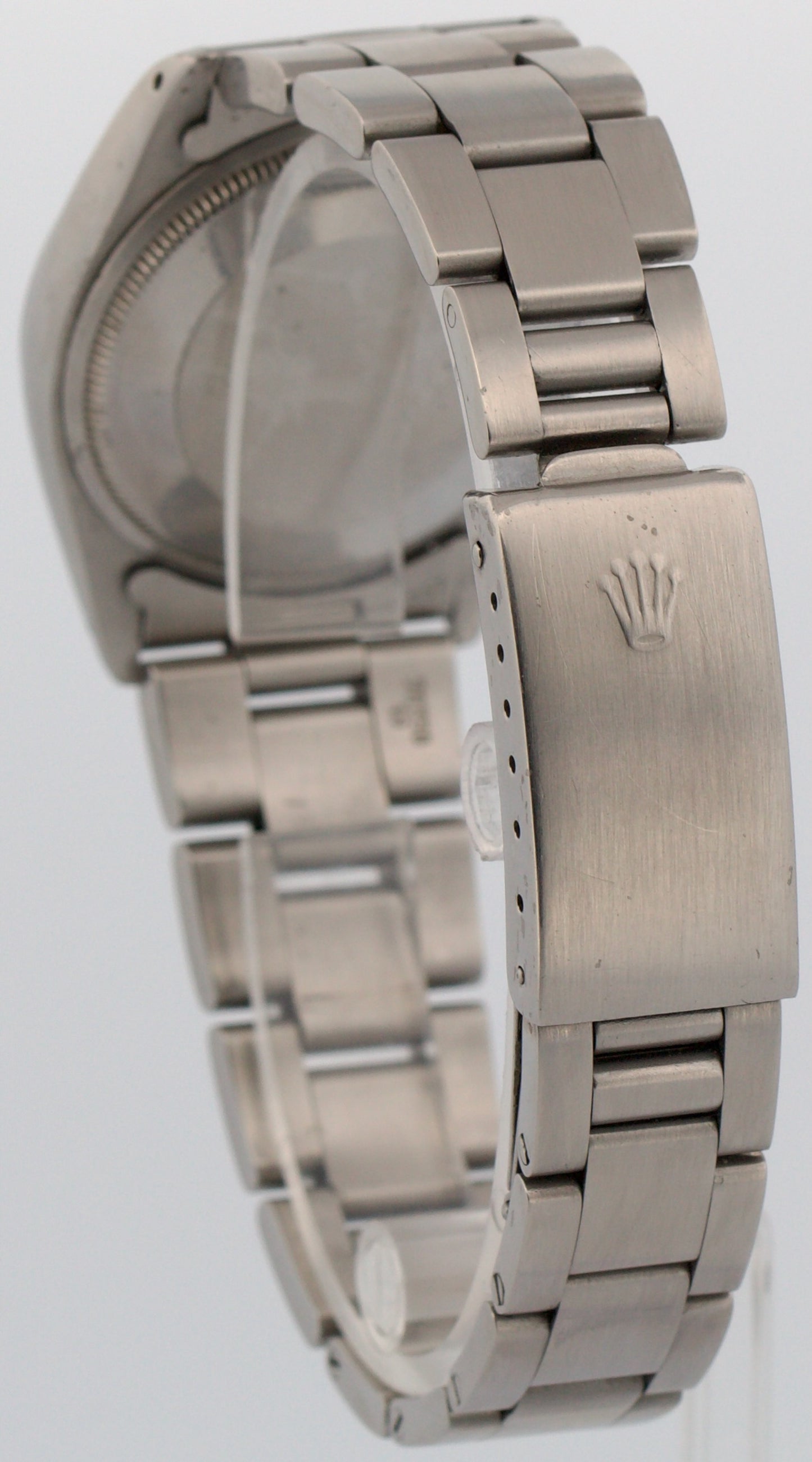 VINTAGE 1976 Rolex Oyster Perpetual Date BLUE Stainless Steel OYSTER 34mm 1500