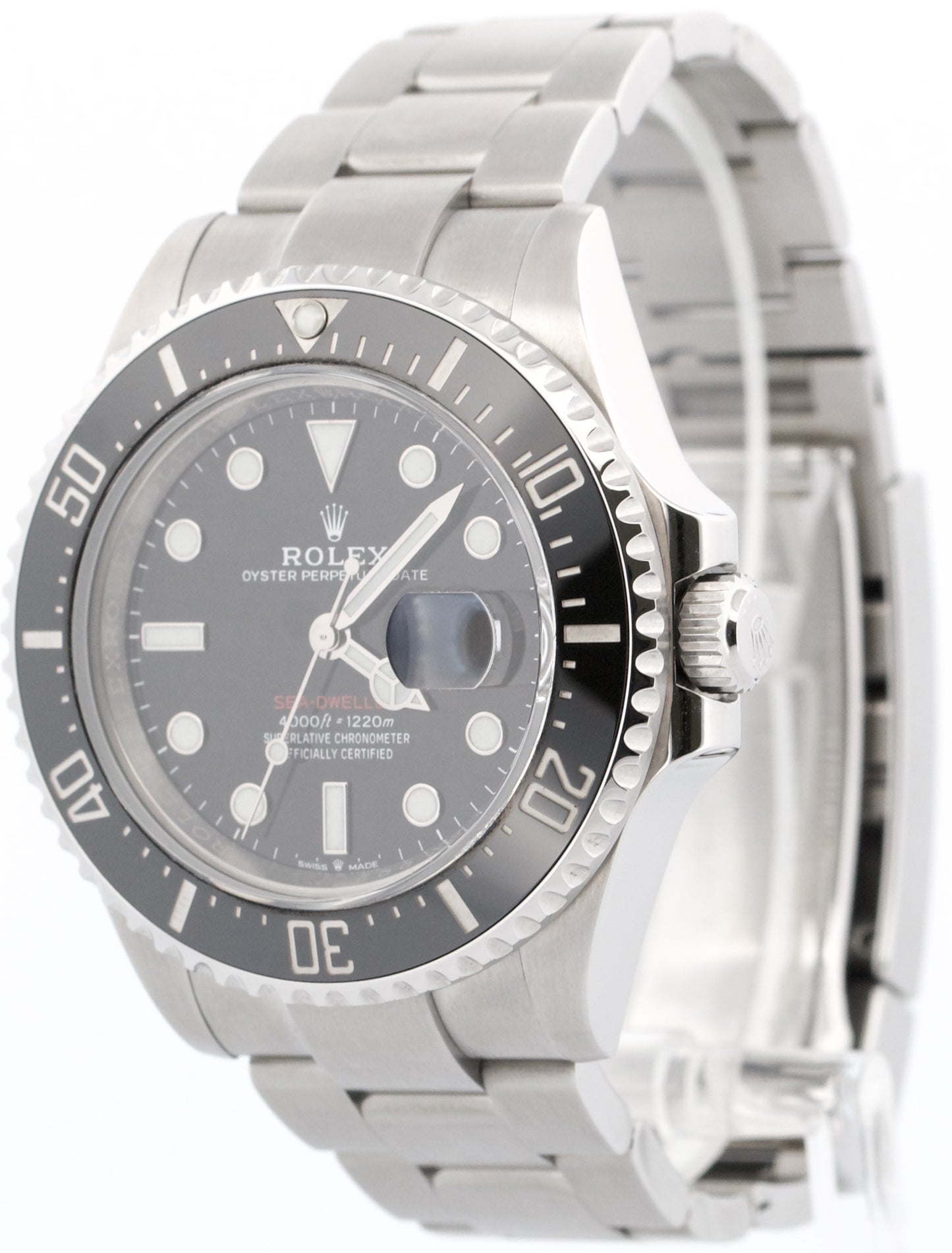 PAPERS Rolex Sea-Dweller 50th-Anniversary BLACK Red 43mm Steel 126600 MK2 BOX