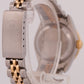 PAPERS Rolex DateJust 26mm CHAMPAGNE DIAMOND 18K Gold Steel NO-HOLES 69173 BOX