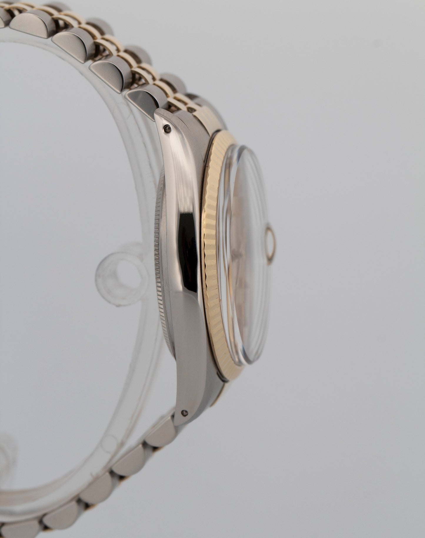 Rolex DateJust CHAMPAGNE Two-Tone 18K Yellow Gold Steel 36mm 16013 Watch