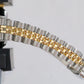 PAPERS Rolex DateJust 26mm CHAMPAGNE DIAMOND 18K Gold Steel NO-HOLES 69173 BOX