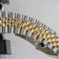 Rolex DateJust CHAMPAGNE Two-Tone 18K Yellow Gold Steel 36mm 16013 Watch