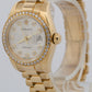 PAPERS Rolex DateJust President SILVER JUBILEE DIAMOND 26mm 18K Gold 179138 BOX