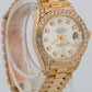 1979 Rolex DateJust President 26mm SILVER DIAMOND LUGS 18K Yellow Gold 69178