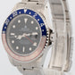 1996 Rolex GMT-Master FADED PEPSI Blue Red Stainless Steel 40mm Watch 16700
