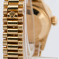 1979 Rolex DateJust President 26mm SILVER DIAMOND LUGS 18K Yellow Gold 69178