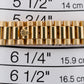 1979 Rolex DateJust President 26mm SILVER DIAMOND LUGS 18K Yellow Gold 69178