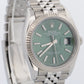 MINT 2024 PAPERS Rolex DateJust 36 MINT GREEN Steel JUBILEE Watch 126234 BOX