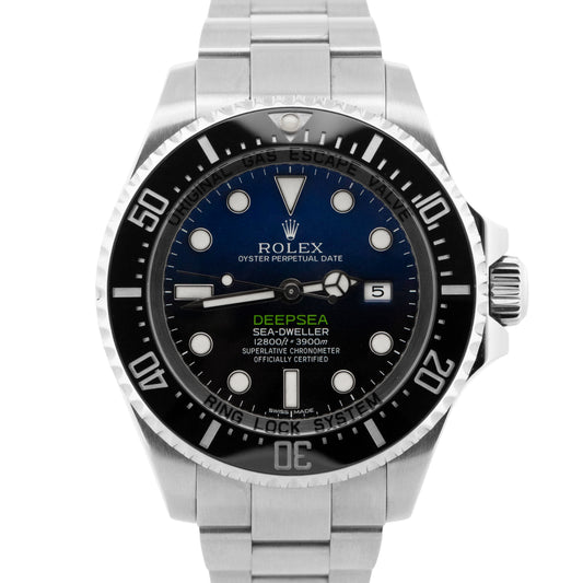 2016 PAPERS Rolex Deepsea Sea-Dweller James Cameron Steel 44mm 116660 Watch