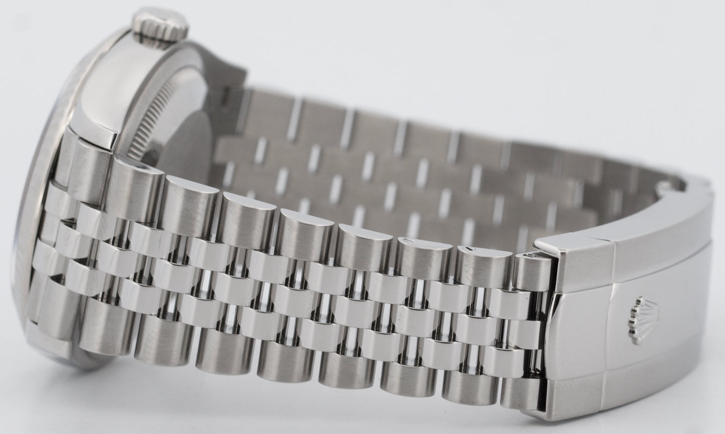 MINT 2024 PAPERS Rolex DateJust 36 MINT GREEN Steel JUBILEE Watch 126234 BOX