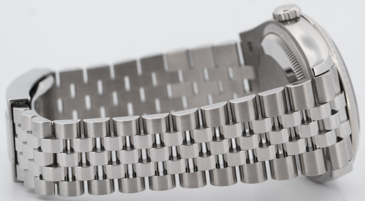 MINT 2024 PAPERS Rolex DateJust 36 MINT GREEN Steel JUBILEE Watch 126234 BOX