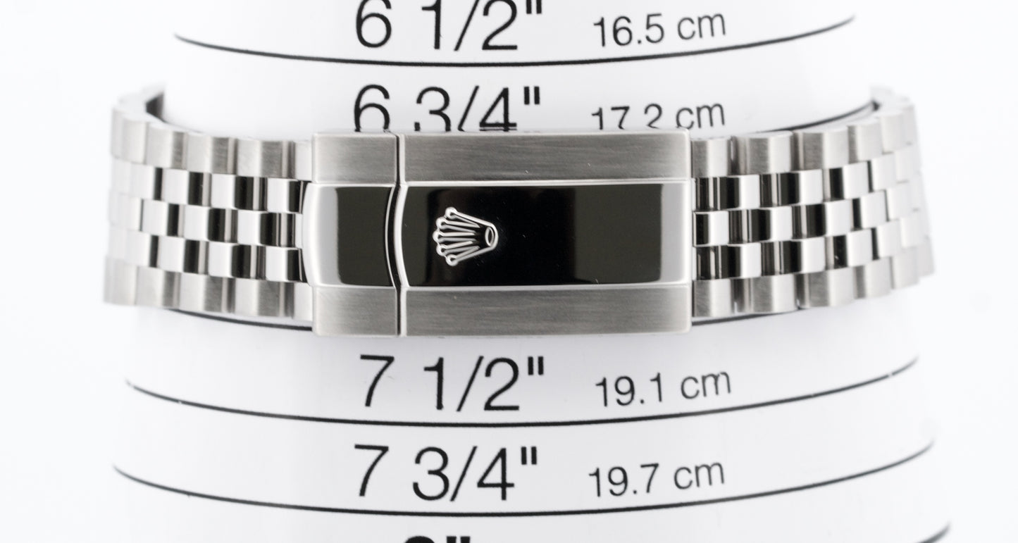 MINT 2024 PAPERS Rolex DateJust 36 MINT GREEN Steel JUBILEE Watch 126234 BOX