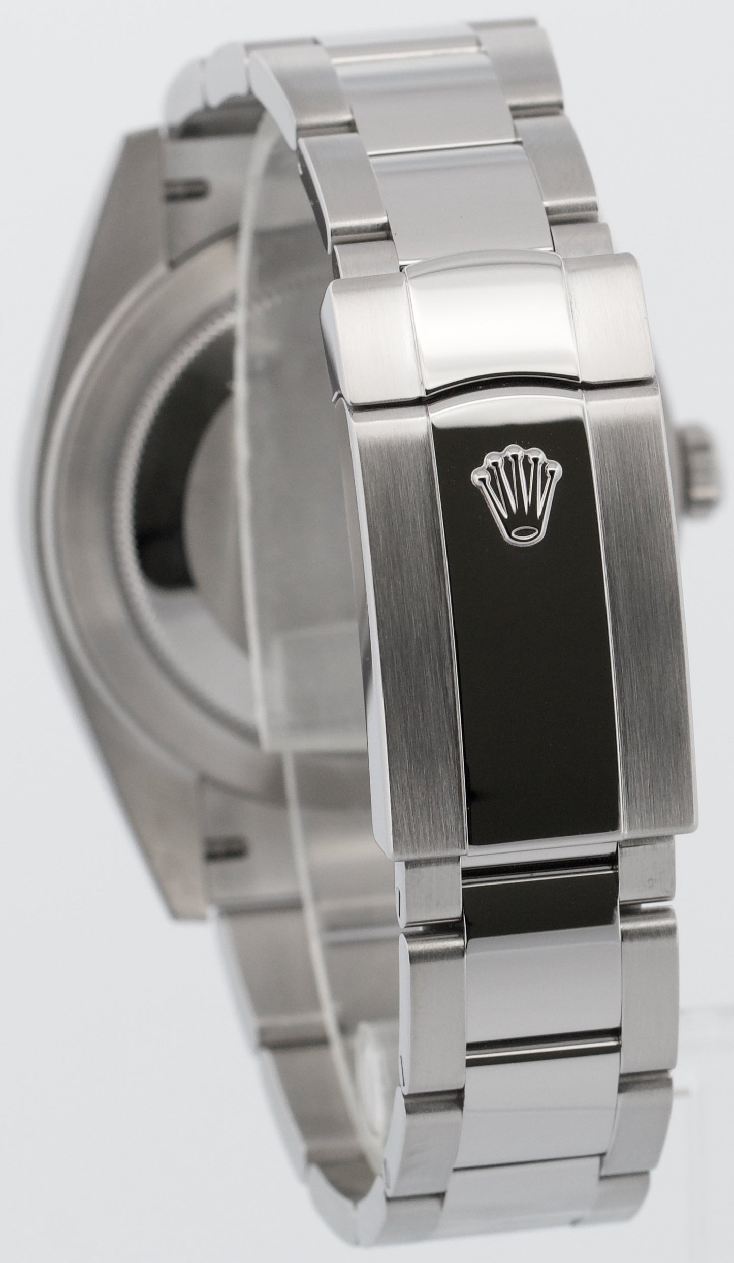 PAPERS Rolex DateJust 41mm WHITE Stainless Steel Smooth OYSTER 126300 Watch BOX