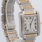 Ladies Cartier Tank Francaise Two-Tone 18K Gold Steel Guilloche 2302 W5100504
