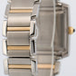 Ladies Cartier Tank Francaise Two-Tone 18K Gold Steel Guilloche 2302 W5100504