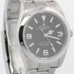 Rolex Explorer I BLACK Stainless Steel 39mm 3-6-9 MK1 Automatic Watch 214270