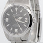 Rolex Explorer I BLACK Stainless Steel 39mm 3-6-9 MK1 Automatic Watch 214270