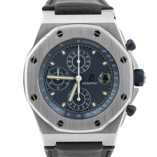 Audemars Piguet Royal Oak Offshore 42mm The Beast Steel Chronograph Blue 25721ST