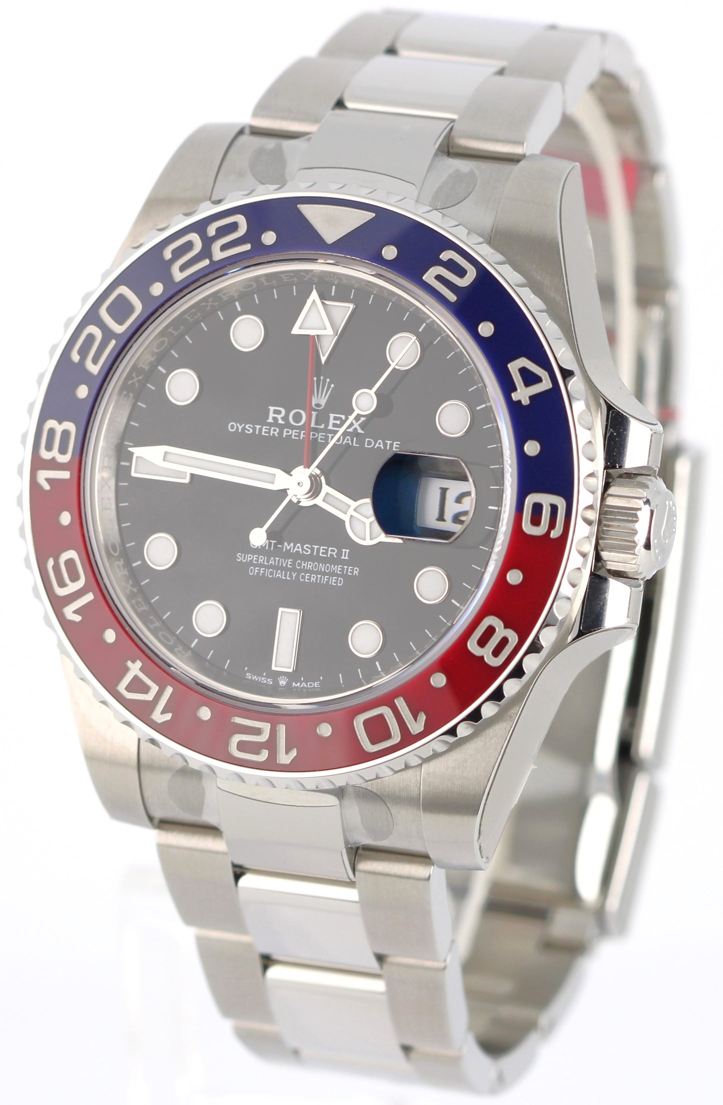 2023 BRAND NEW STICKERED Rolex GMT-Master II Red Blue PEPSI 40mm 126710BLRO BOX