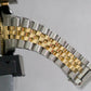 Rolex DateJust 36mm BLUE Two-Tone Steel JUBILEE 18K Yellow Gold Watch 16233