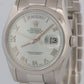 PAPERS Rolex Day-Date Presidential 36mm GLACIER BLUE ROMAN Platinum 118206 BOX