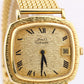 VINTAGE Piaget 18K Yellow Gold CHAMPAGNE BARK 32mm Automatic Roman Watch 13434