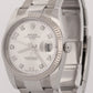 2021 PAPERS Rolex Oyster Perpetual Date SILVER DIAMOND 34mm OYSTER 115234 BOX