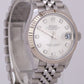 2021 MINT PAPERS Rolex DateJust 31mm SILVER DIAMOND Jubilee Watch 278274 B+P