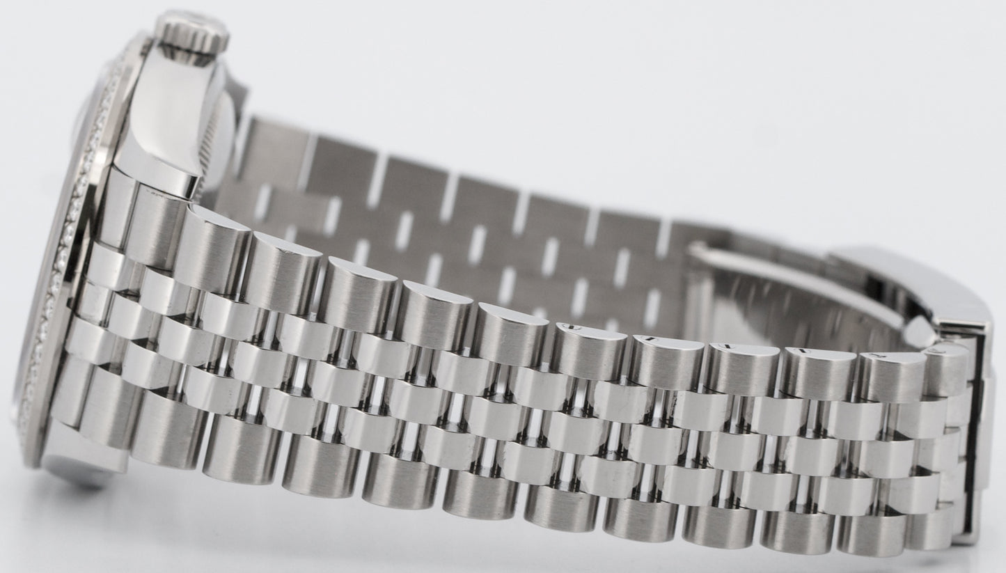 PAPERS Rolex DateJust 36mm FACTORY MOP DIAMOND Stainless Jubilee 126284 RBR BOX