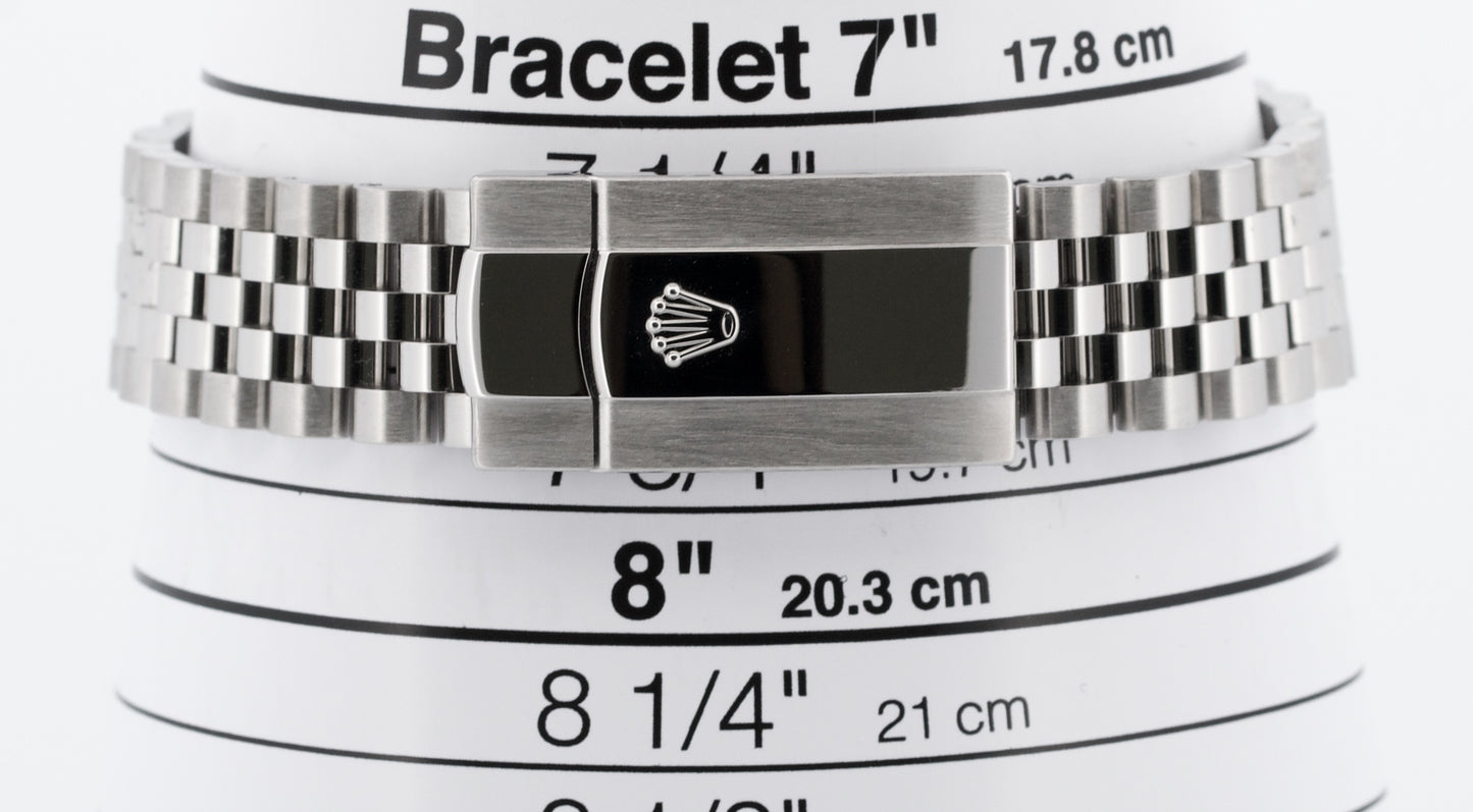 PAPERS Rolex DateJust 36mm FACTORY MOP DIAMOND Stainless Jubilee 126284 RBR BOX