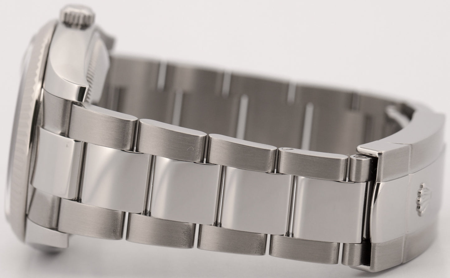2021 PAPERS Rolex Oyster Perpetual Date SILVER DIAMOND 34mm OYSTER 115234 BOX