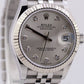 2021 MINT PAPERS Rolex DateJust 31mm SILVER DIAMOND Jubilee Watch 278274 B+P