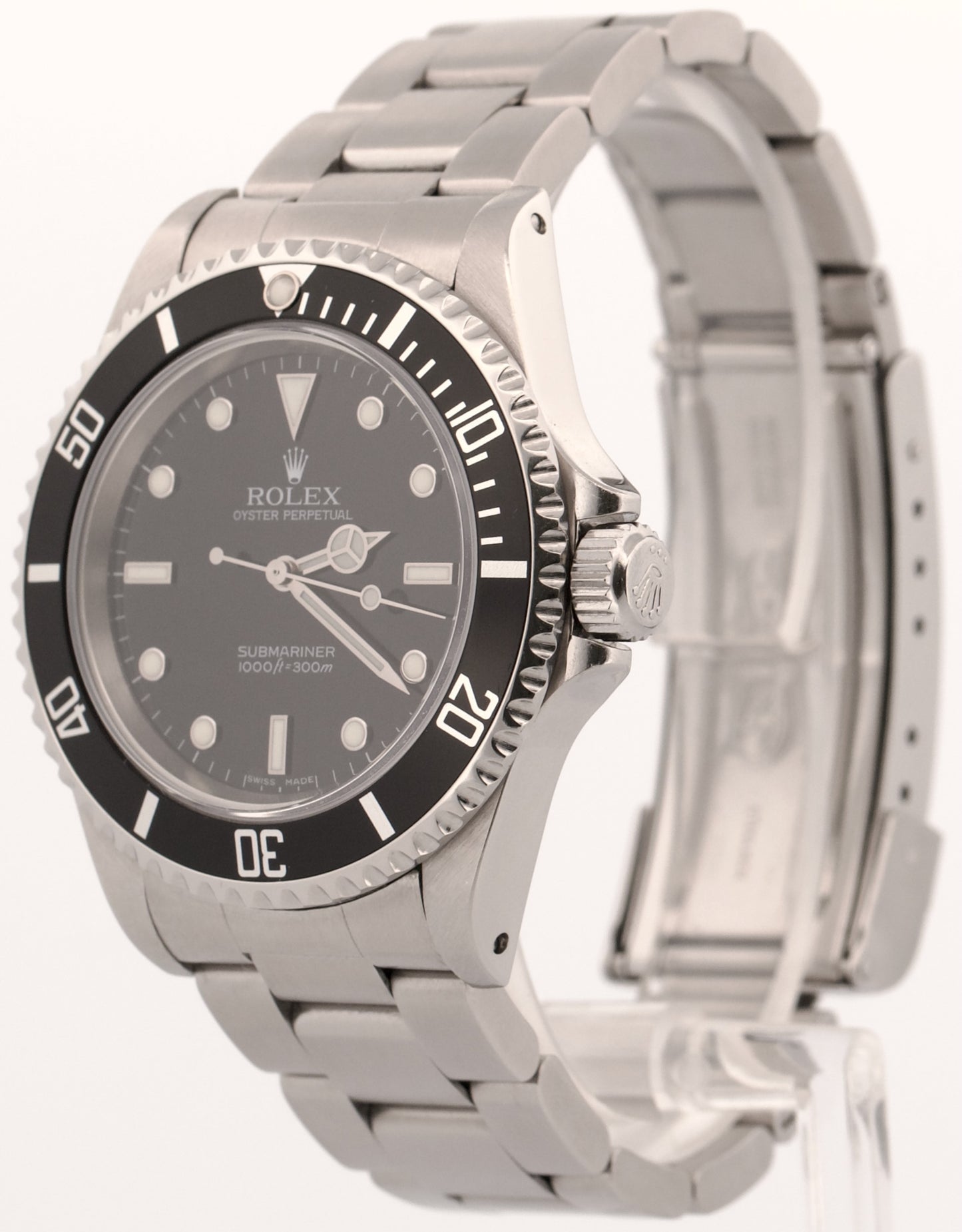 Rolex Submariner No-Date BLACK Stainless Steel Oyster Automatic 40mm 14060M