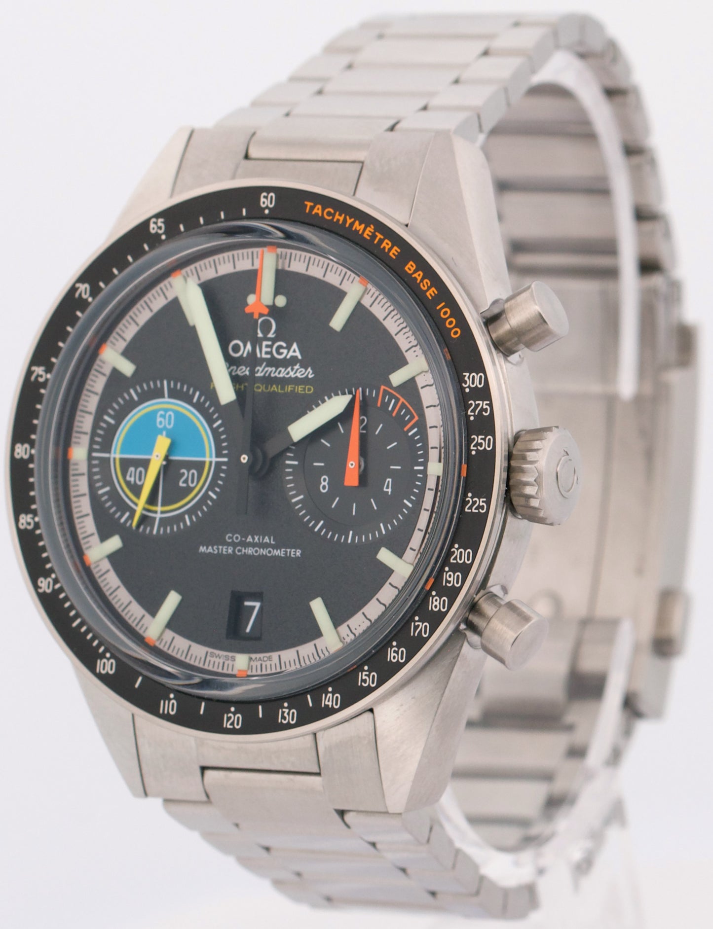 2024 PAPERS Omega Speedmaster PILOT Stainless 40.85mm 332.10.41.51.01.002 BOX