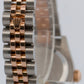 Ladies Rolex DateJust 26mm SILVER CONCENTRIC 18K Rose Gold JUBILEE 179171