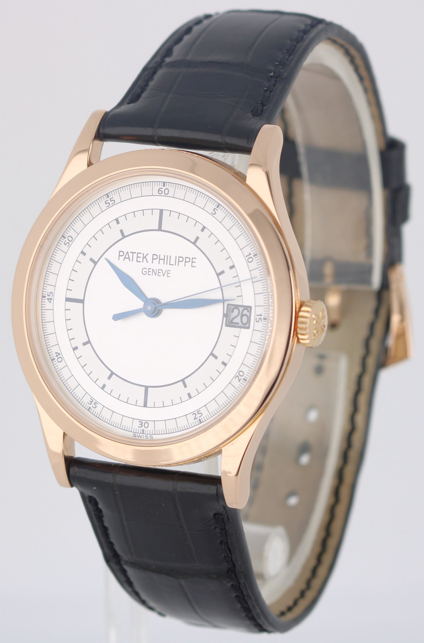 Patek Philippe Calatrava 18K Rose Gold SECTOR DIAL 38mm 5296R Manual Watch